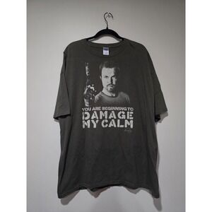 Firefly Jayne Cobb Shirt Mens 2XL Green Damage My Calm Graphic Tee M&O Knits
